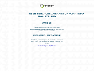 assistenzacaldaiearistonroma.info snapshot