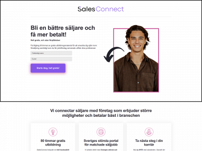 salesconnect.se snapshot