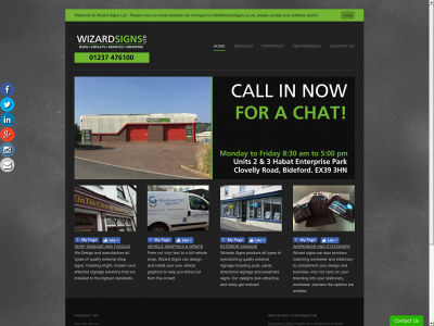 wizardsigns.co.uk snapshot