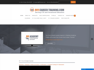 911careertraining.com snapshot
