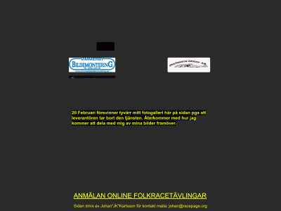 racepage.org snapshot