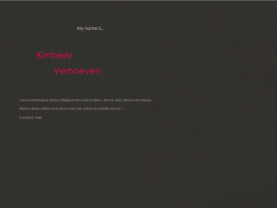 kimberlyverhoeven.be snapshot