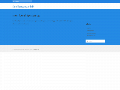 familiensandahl.dk snapshot