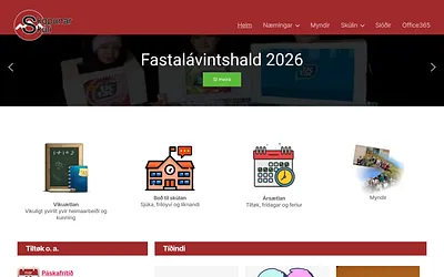 skopunarskuli.fo snapshot