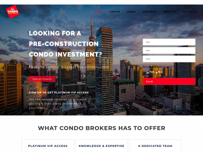 newcondobrokers.ca snapshot