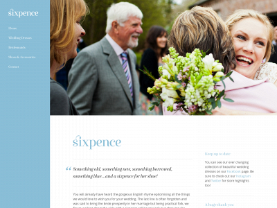 sixpenceweddingboutique.co.uk snapshot