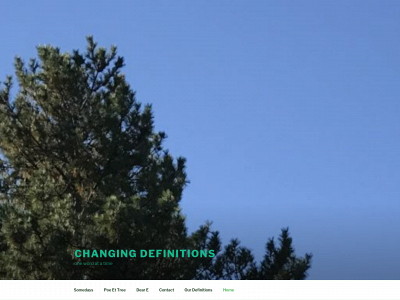 changingdefinitions.org snapshot