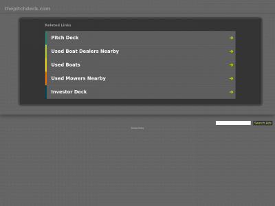 thepitchdeck.com snapshot