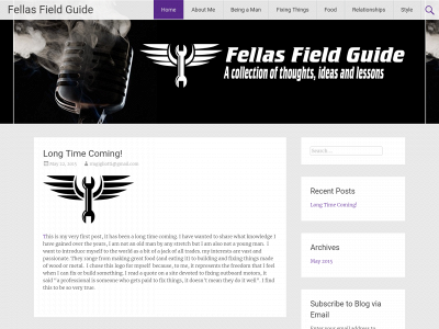 fellasfieldguide.com snapshot