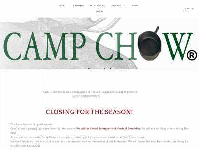 www.campchow.org snapshot