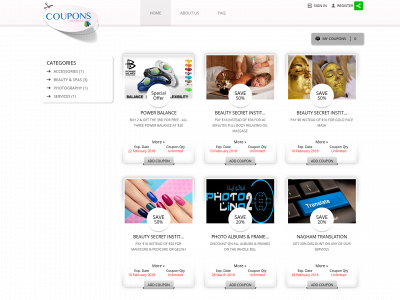 couponsarabia.com snapshot