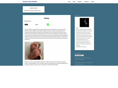 conservefertility.com snapshot