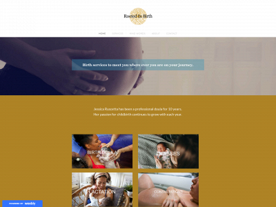 www.rootedinbirth.com snapshot