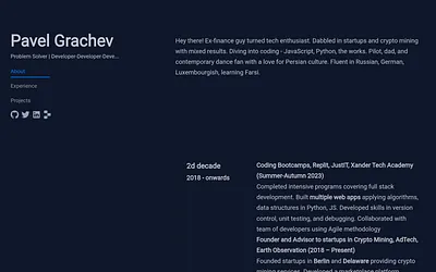 pgrach.tech snapshot