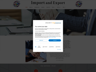 import-export.dk snapshot
