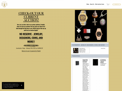 lemaisonauctions.com snapshot