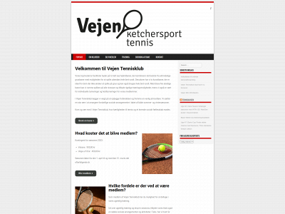 vejentennisklub.dk snapshot