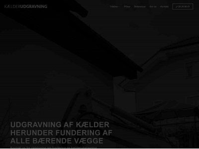 kaelderudgravning.dk snapshot