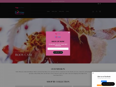 borrowfromnature.com snapshot