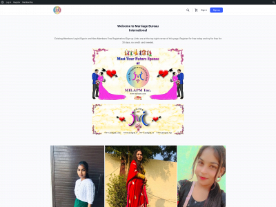 marriagebureauinternational.com snapshot