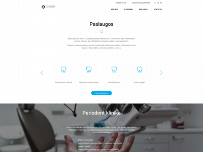 odontologijosklinika.lt snapshot