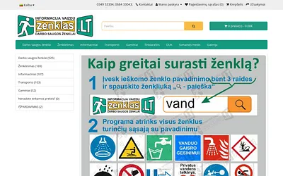 zenklas.lt snapshot