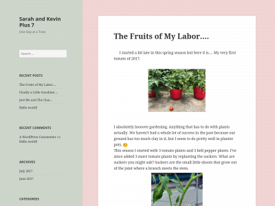 sarahandkevinplus7.org snapshot