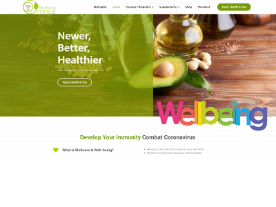 optimisewellbeing.com snapshot