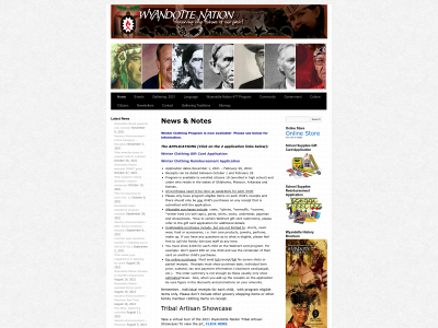 wyandotte-nation.org snapshot