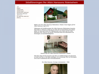peralbinhuset.se snapshot
