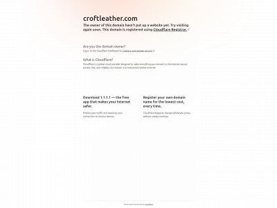 croftleather.com snapshot