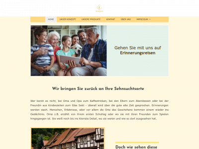 erinnerungsreisen.com snapshot
