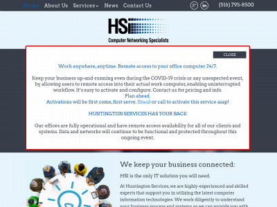 www.hsi4service.com snapshot
