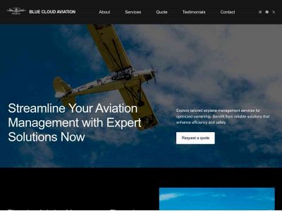 flybluecloud.com snapshot