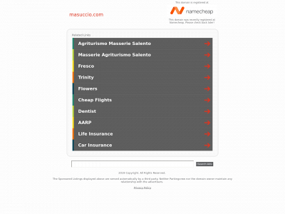 masuccio.com snapshot