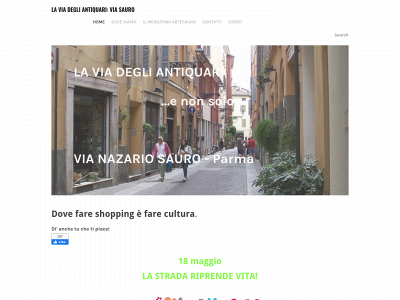 www.laviadegliantiquari.com snapshot