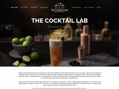 thecocktaillab.co.uk snapshot