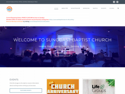 suncoastbaptistchurch.info snapshot