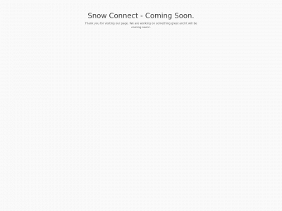 snowconnect.co.uk snapshot