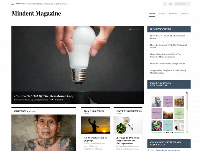 mindentmagazine.com snapshot