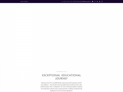 denninglawschool.com snapshot