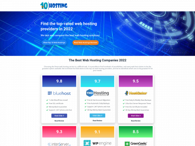top10hosting.tech snapshot