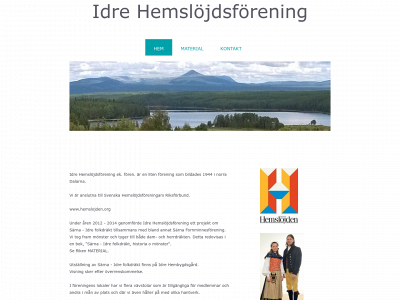 idrehemslojd.se snapshot