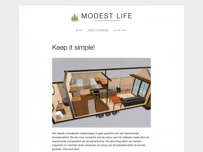 modestlife.be snapshot
