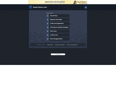 supercleanz.com snapshot