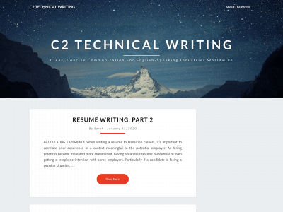 c2technicalwriting.com snapshot