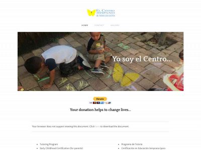 www.centrohispanotls.org snapshot