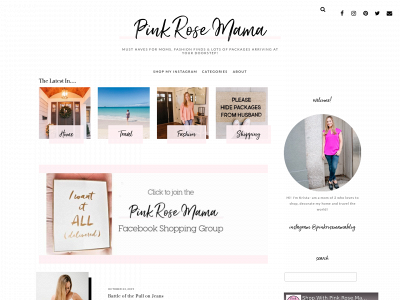 pinkrosemama.com snapshot