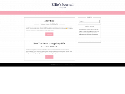 effiesjournal.com snapshot
