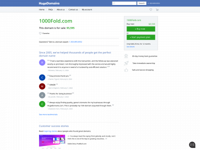 1000fold.com snapshot